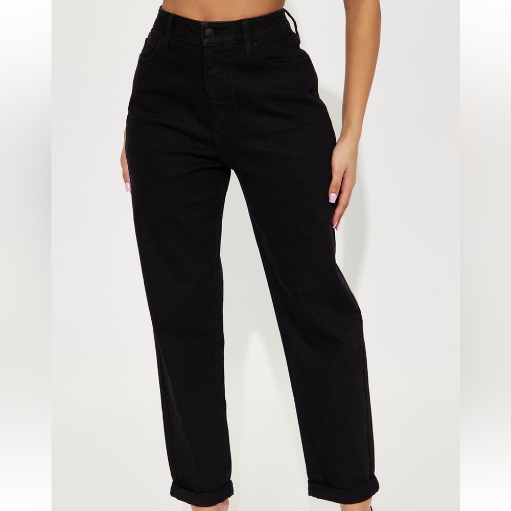Black High-Waisted Jeans